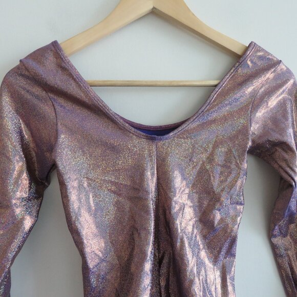 FREEDOM RAVE WEAR Athena New York Bodysuit in Pink Metallic Festival Size XS NWT - Picture 11 of 16